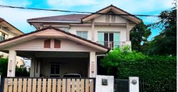 บ้านเดี่ยว สราญสิริ ราชพฤกษ์-แจ้งวัฒนะ ใกล้รร.นานาชาติเด่นหล้า ทางเข้าโครงการติดถนน ราชพฤกษ์