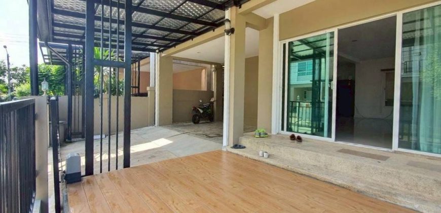 *บ้านเดี่ยวหลังมุม หมู่บ้านภัสสร ไพรด์ พระราม 5 – สิรินธร หน้าบ้านทิศเหนือ พื้นที่เยอะ ราคาพิเศษเพียง 4.9 ล้าน