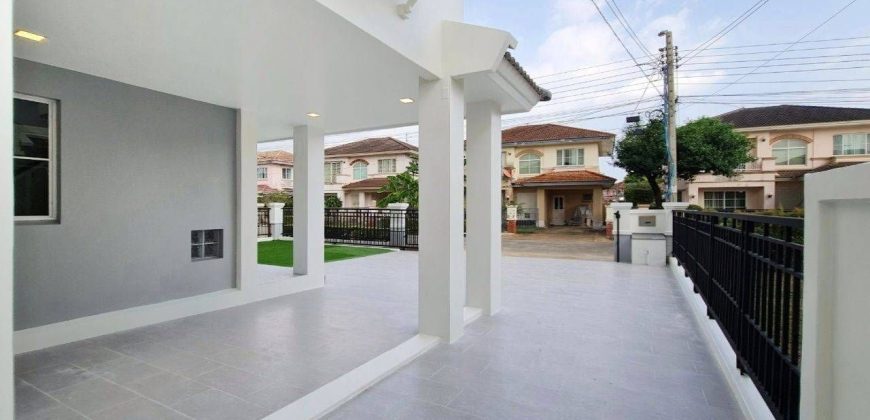 บ้านเดี่ยวรีโนเวทใหม่ มัณฑนา-ราชพฤกษ์ โครงการติดถนนราชพฤกษ์ เดินทางสะดวก ราคาพิเศษสุด