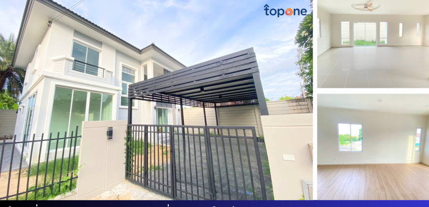 +บ้านเดี่ยวหลังมุม พฤกษาวิลเลจ ซีนเนอรี่ 28 รีโนเวทใหม่ 81.3 ตรว. ทิศใต้ลมดี ใกล้เซ็นทรัลเวสต์เกต 2 กม. เพียง 5.95 ล้าน ถูกสุดในโครงการ!