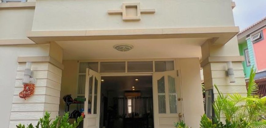 บ้านเดี่ยว 91.3 ตรว. วิลล่ารามอินทรา 4นอน ต่อเติมพร้อมอยู่ ใกล้รถไฟฟ้าสายสีชมพู 6 ล้าน