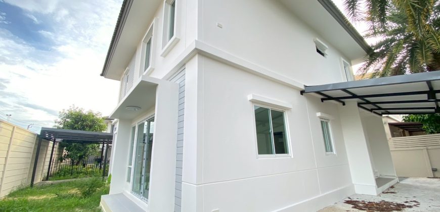 +บ้านเดี่ยวหลังมุม พฤกษาวิลเลจ ซีนเนอรี่ 28 รีโนเวทใหม่ 81.3 ตรว. ทิศใต้ลมดี ใกล้เซ็นทรัลเวสต์เกต 2 กม. เพียง 5.95 ล้าน ถูกสุดในโครงการ!