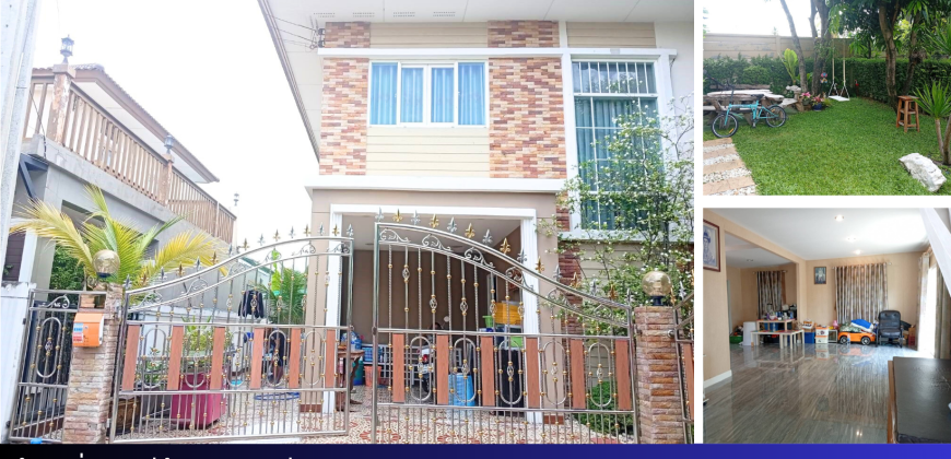 บ้านเดี่ยวหลังมุม เนเชอร่าวารี ตรงข้าม รพ.บางใหญ่ ใกล้เซ็นทรัลเวสต์เกต เพียง 4.8 ล้าน